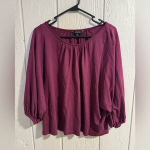 Banana Republic women’s XS maroon blouse shirt